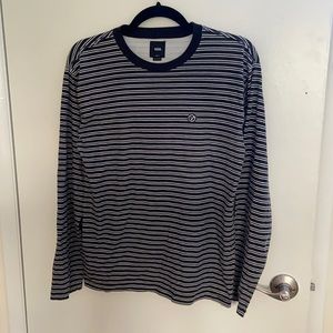 Vans Long Sleeve Stripped Mens Small